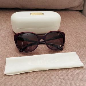 Chloe Purple Sunglasses